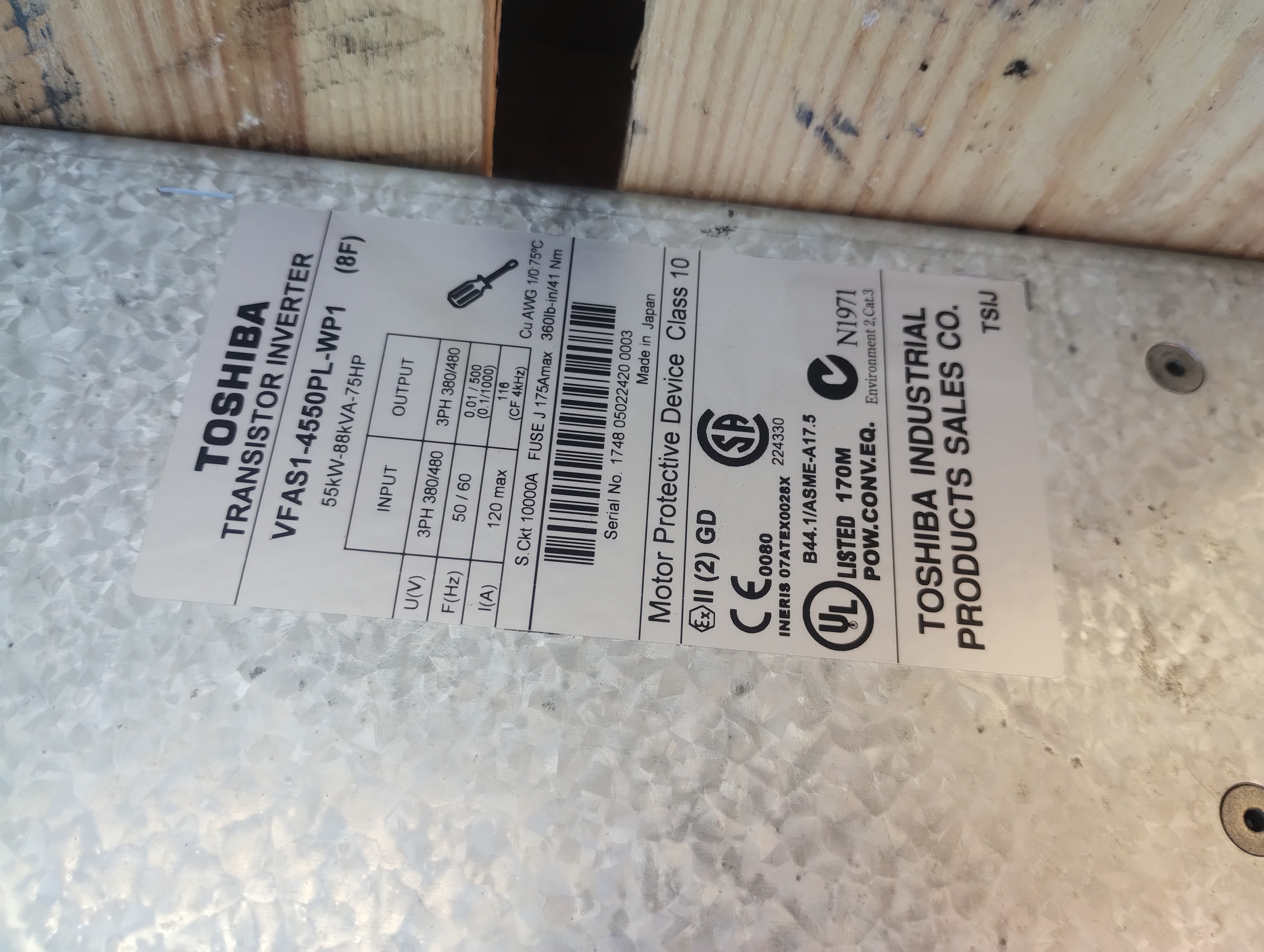 Inverter toshiba da 55KW in vendita - foto 2