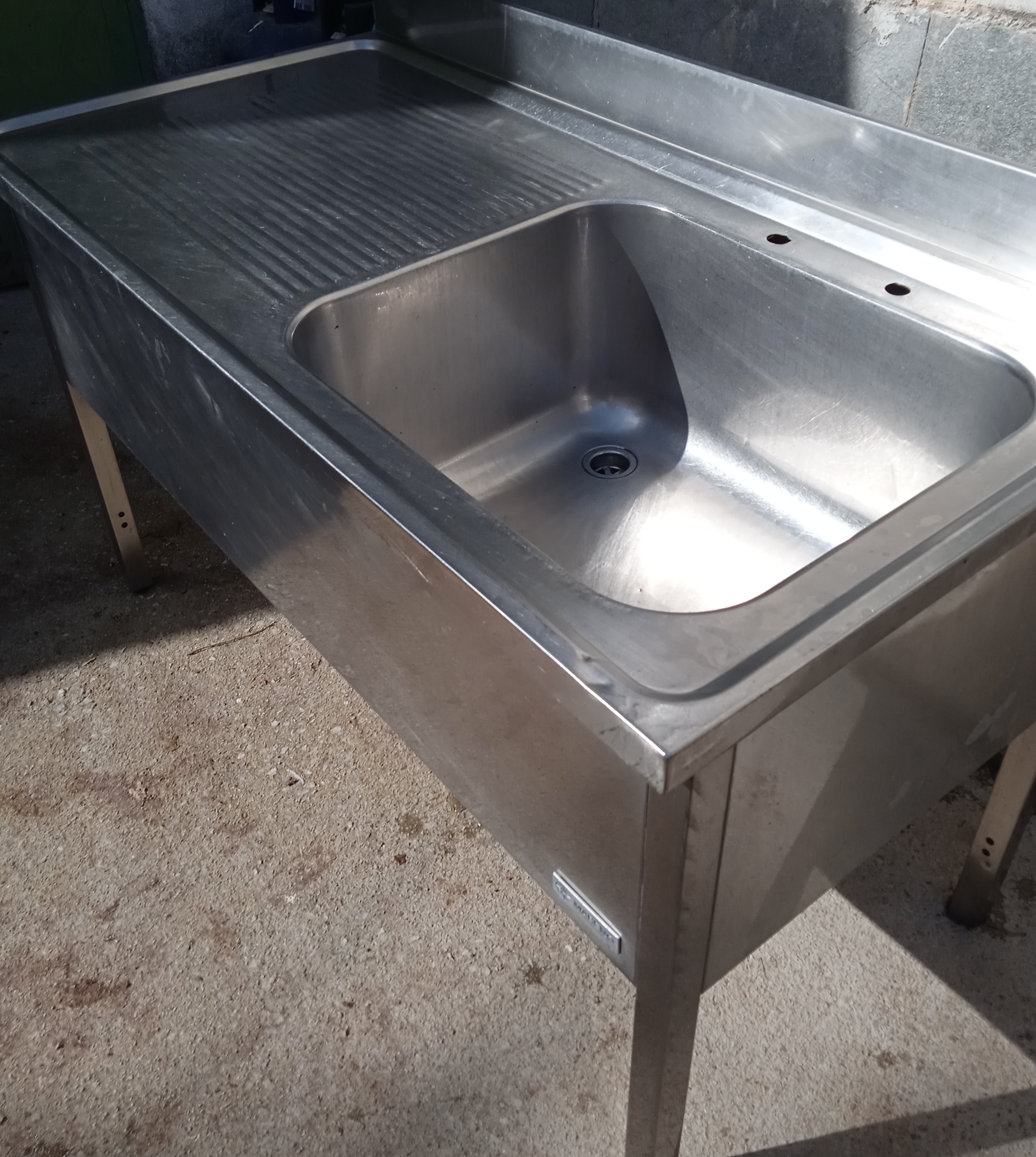 Lavandino acciaio inox 1 vasca ristorante  in vendita - foto 2