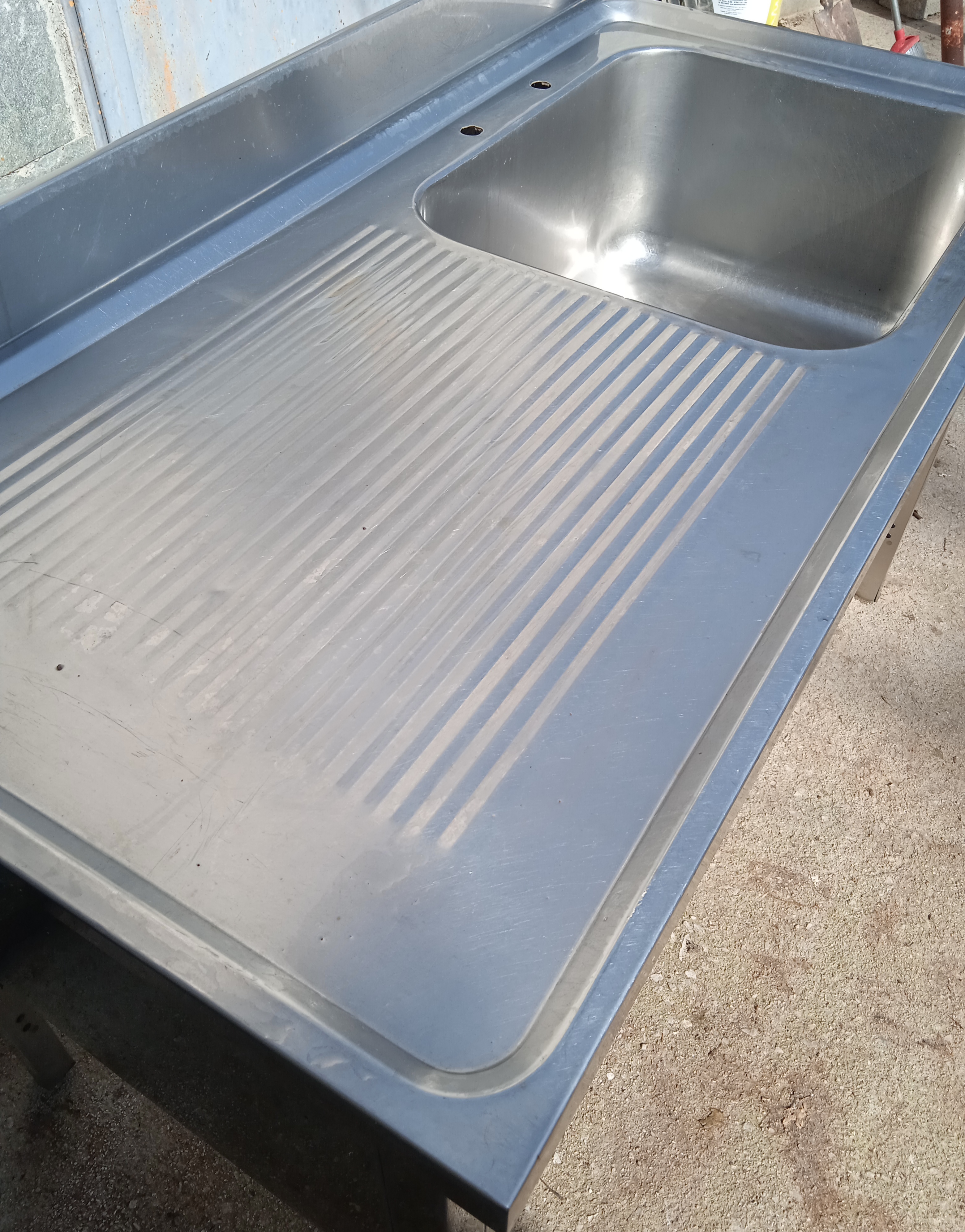 Lavandino acciaio inox 1 vasca ristorante  in vendita - foto 4