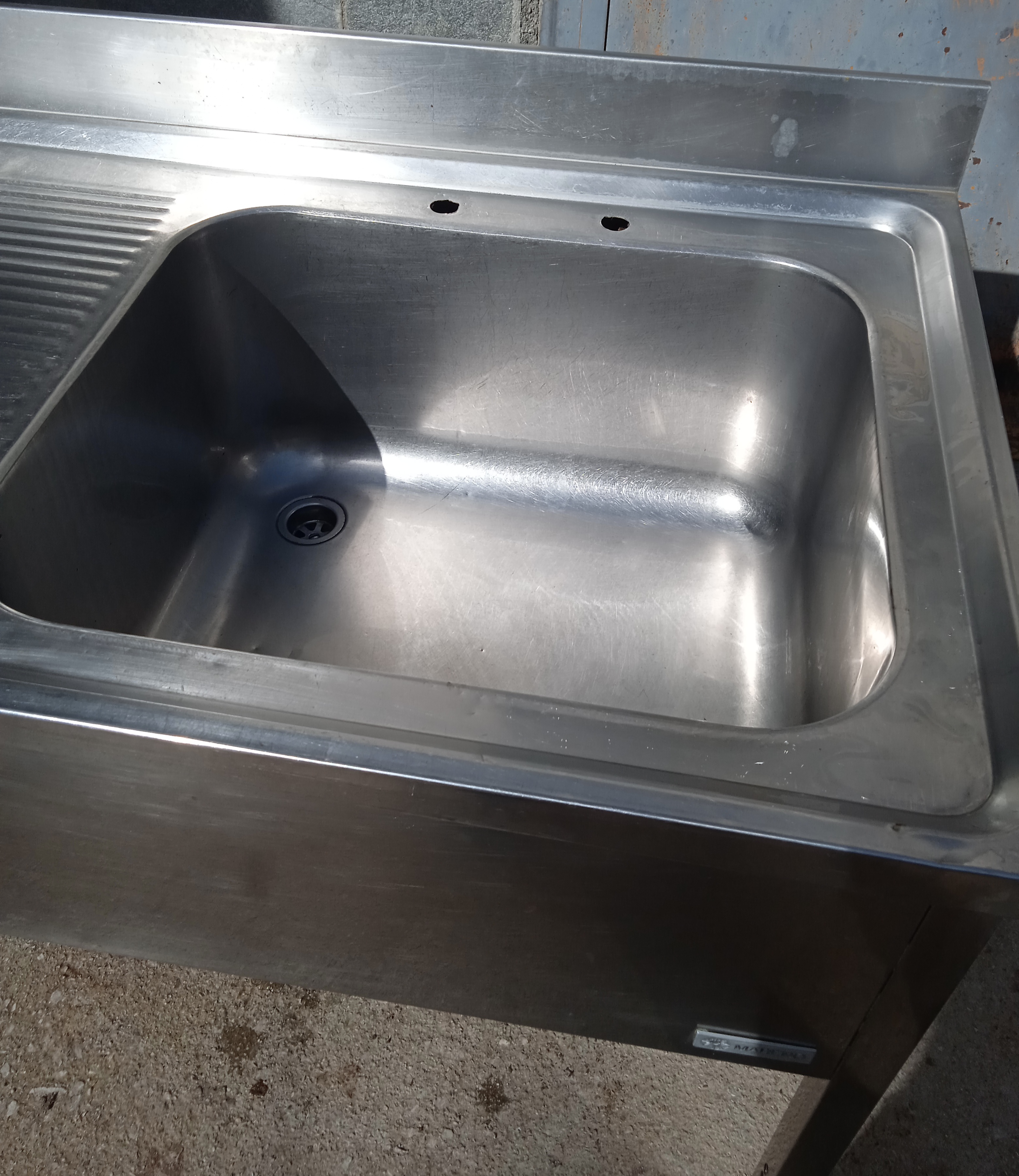 Lavandino acciaio inox 1 vasca ristorante  in vendita - foto 1