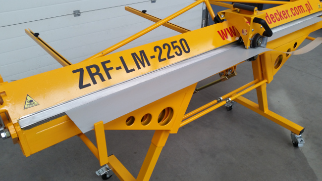 Piegatrice ZRF-LM 2250/1,0 mm Dachdecker  in vendita - foto 16