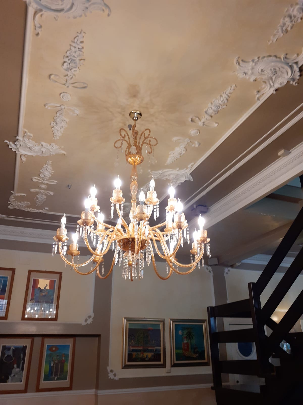LAMPADARIO VENEZIANO PEZZO UNICO in vendita - foto 2