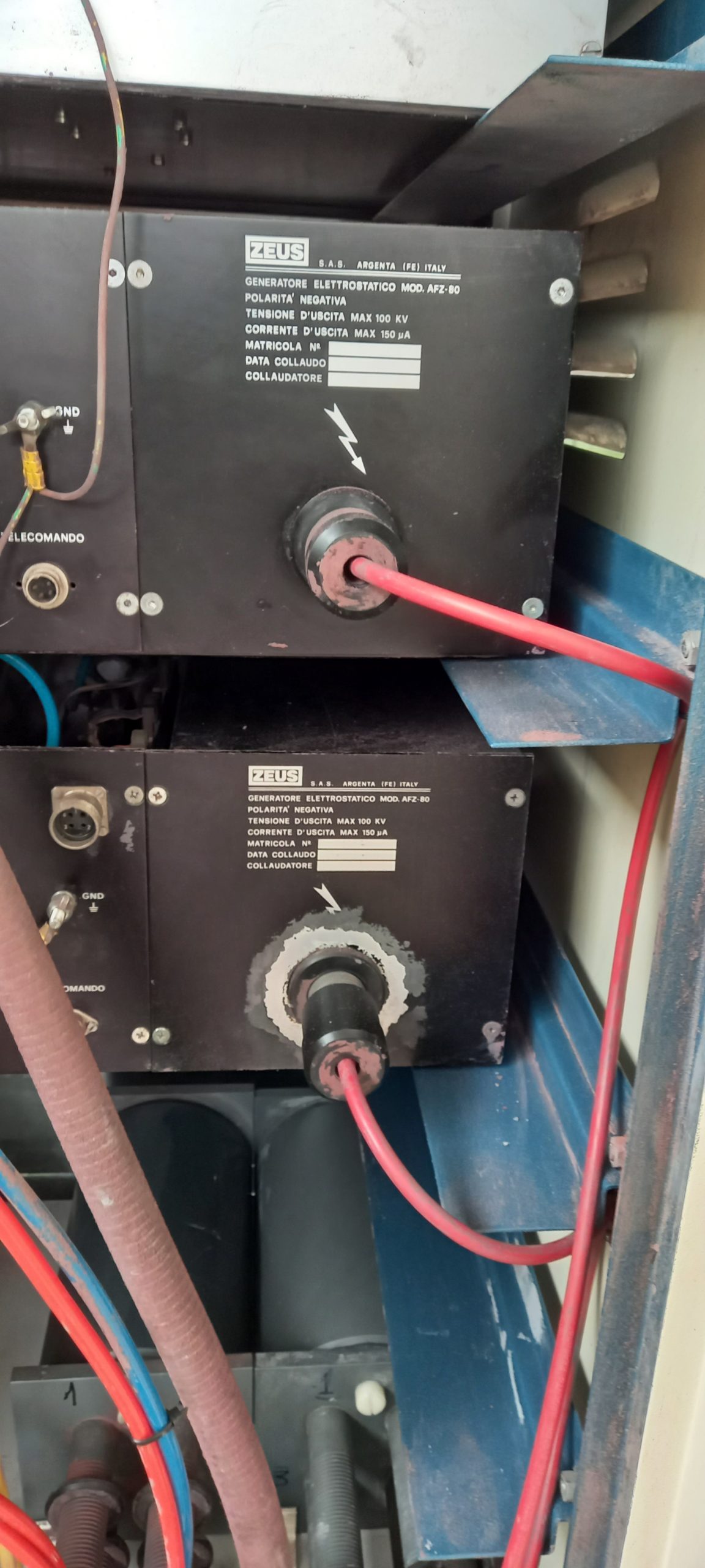 Generatori Elettrostatici ZEUS AFZ80 Verniciatura in vendita - foto 5