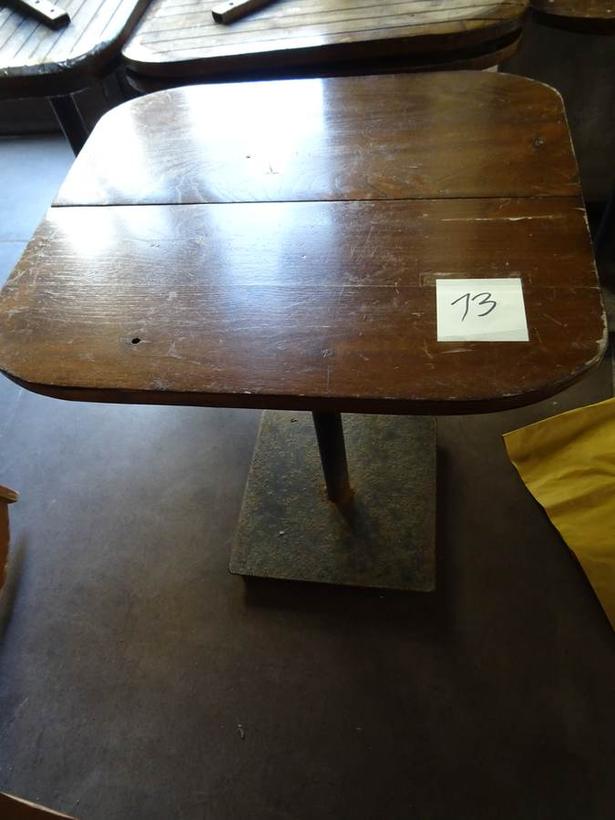12 Tavolini bar legno massello e ferro lotto unico in vendita - foto 1