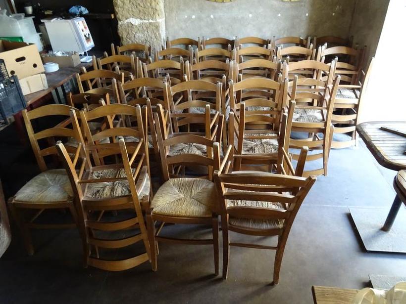 49 Sedie Paesana legno e paglia servizio completo in vendita - foto 2