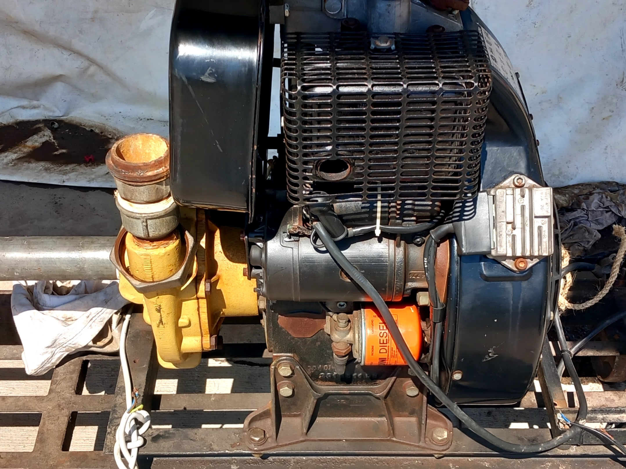 MOTOPOMPA LOMBARDINI DIESEL MODELLO 4 LD 640 AVV. ELETT in vendita - foto 1