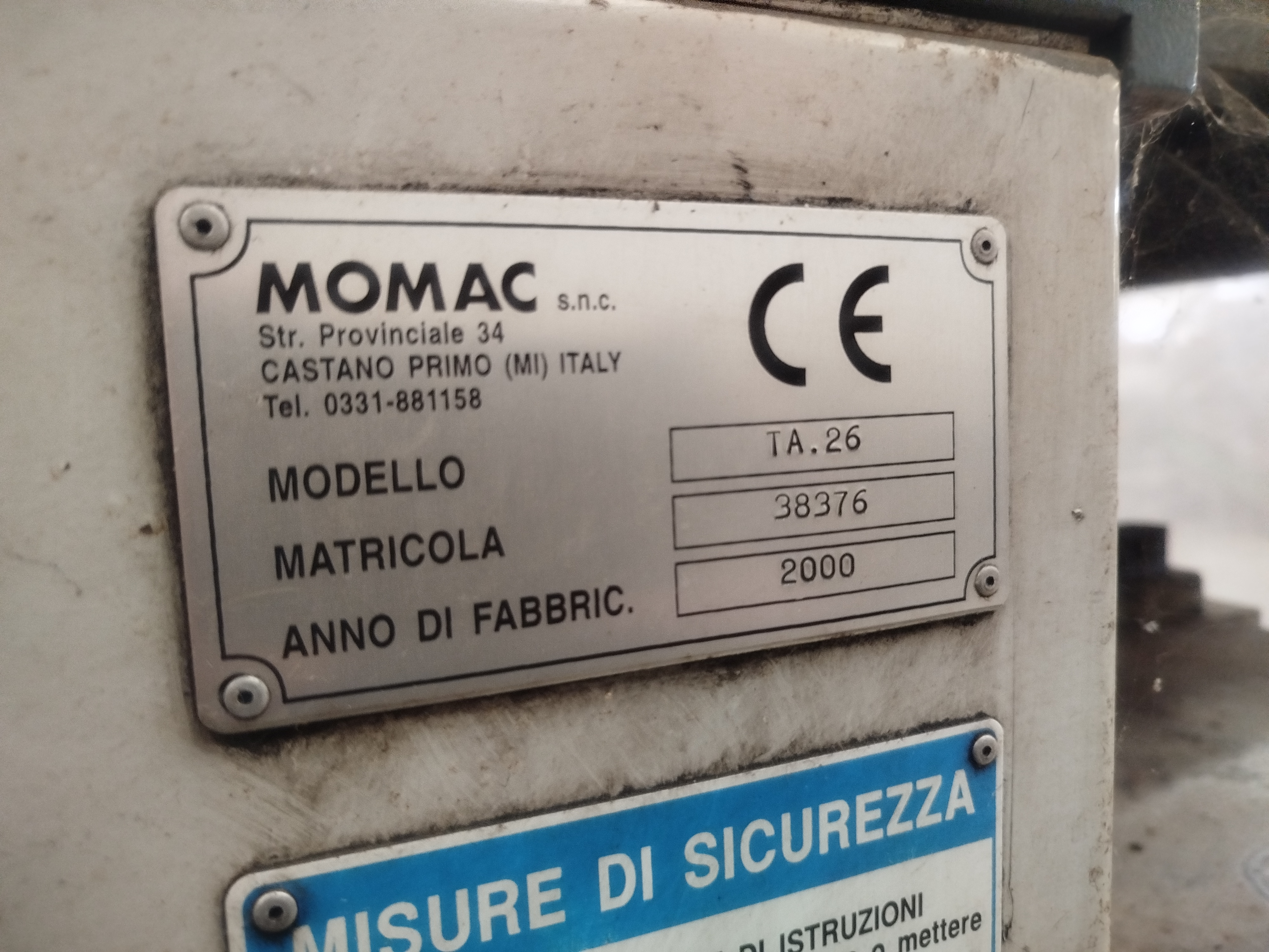 Centro di lavoro MOMAC MC 1000 in vendita - foto 3
