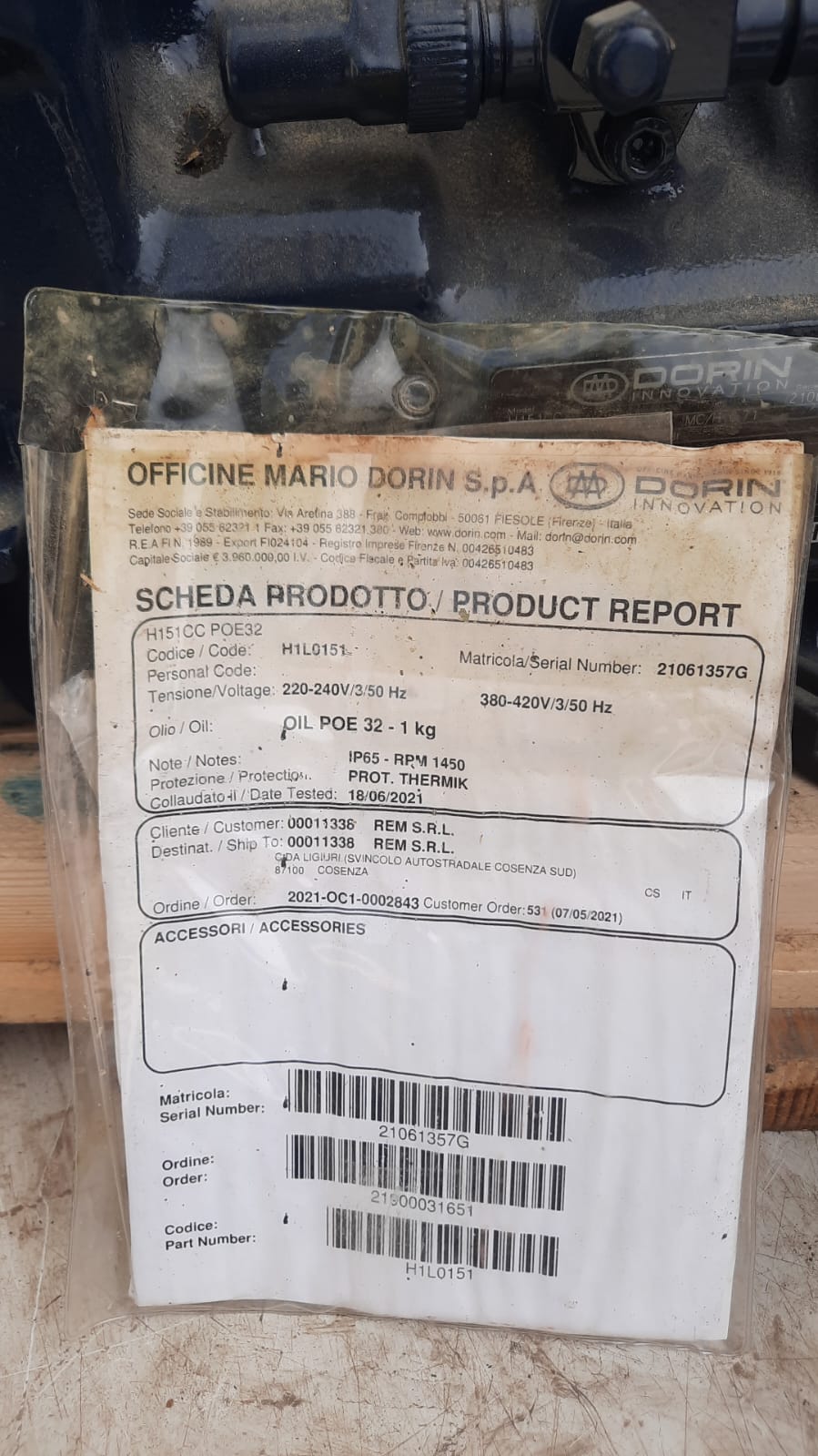 Compressore Dorin H151CC  in vendita - foto 5