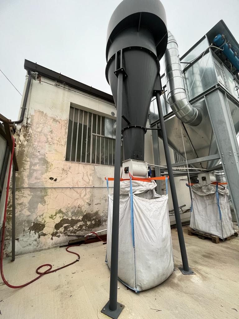 IMPIANTO DI ASPIRAZIONE POLVERI IMA ITALIA 30KW  in vendita - foto 3