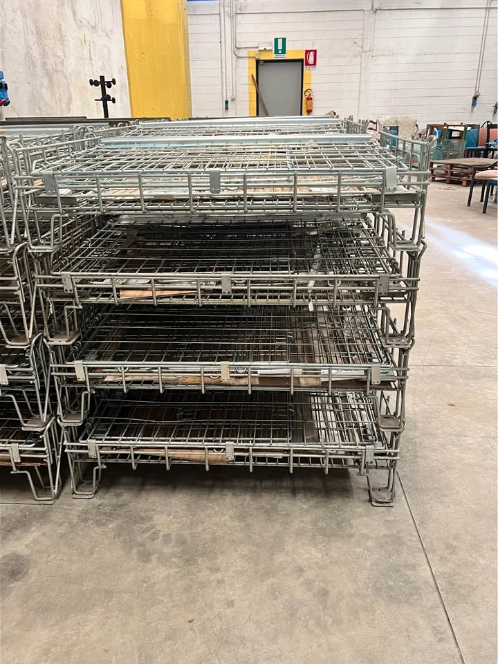 CESTE ZINCATE PIEGHEVOLI in vendita - foto 4