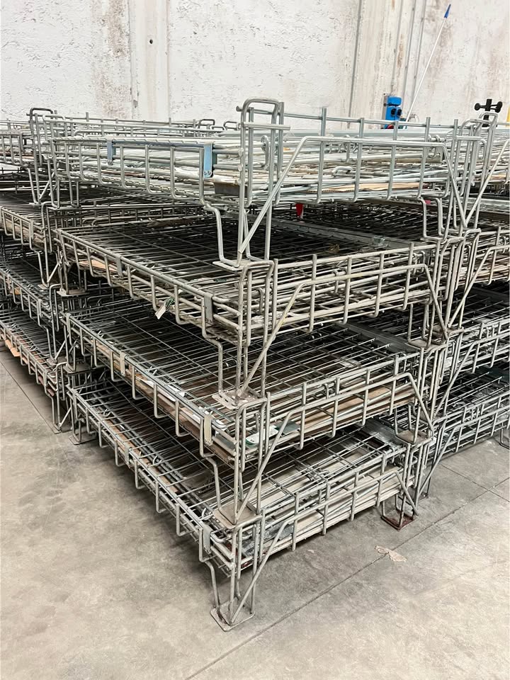 CESTE ZINCATE PIEGHEVOLI in vendita - foto 5