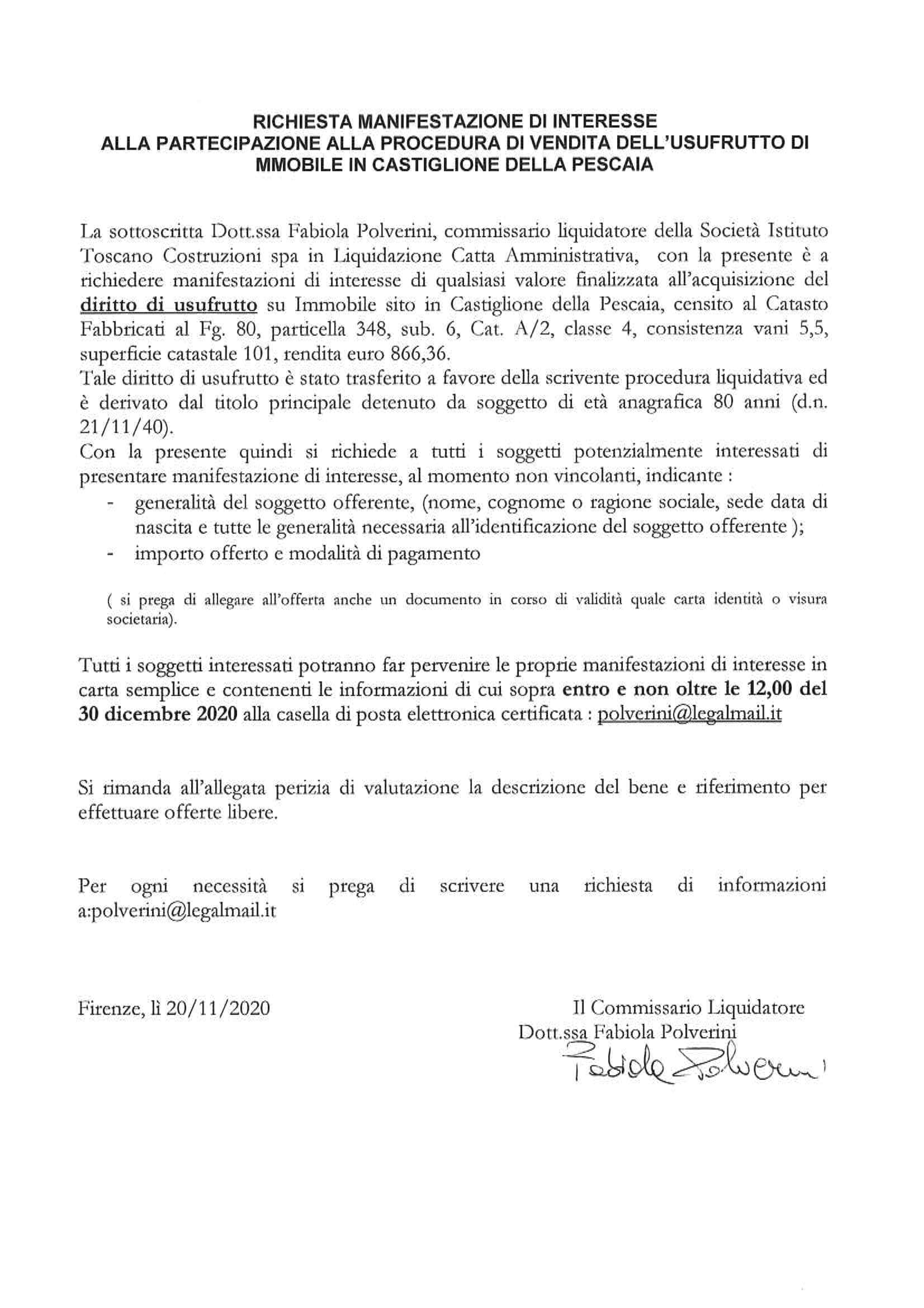 LIQ COATTA AMM: immobile in Castiglione della Pescaia  in vendita - foto 3