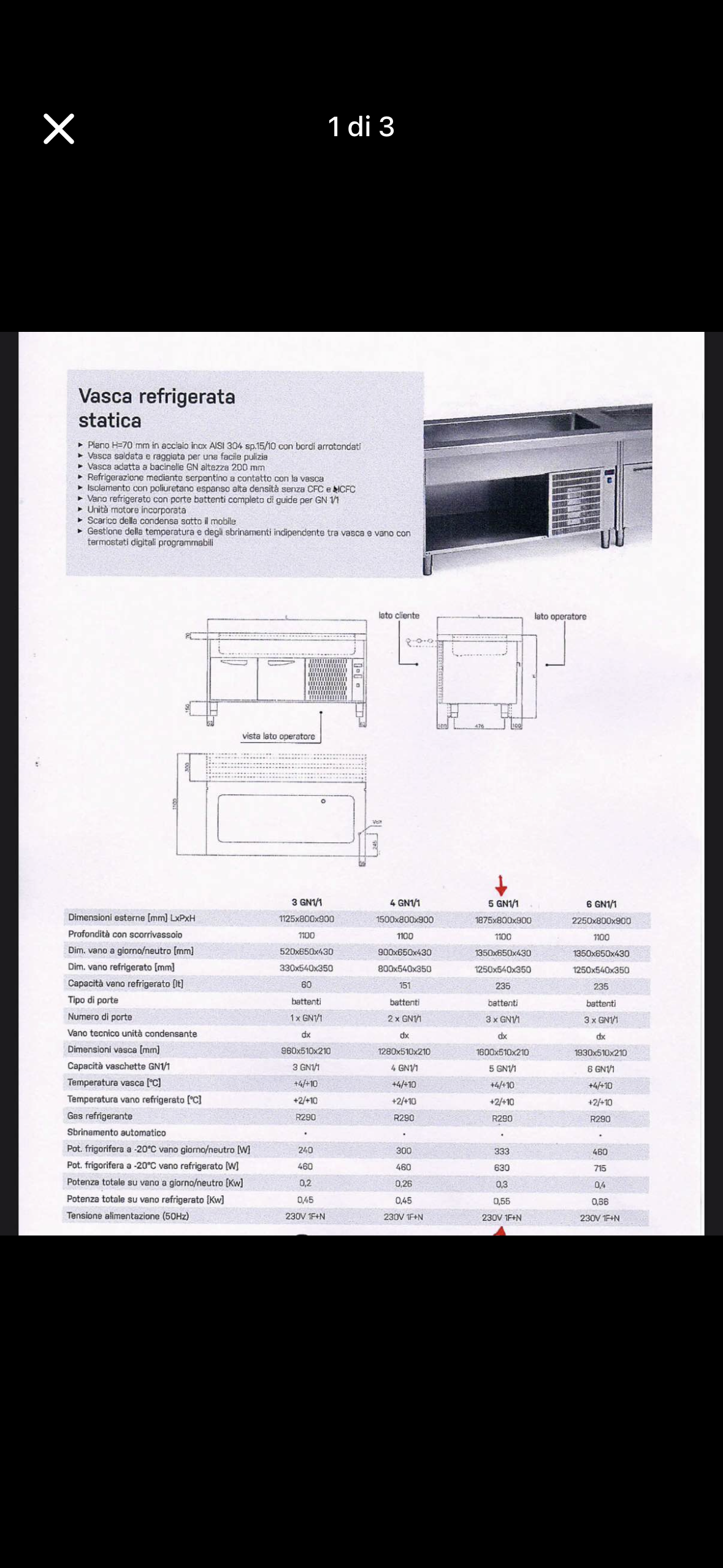Vasca refrigerata statica  in vendita - foto 3