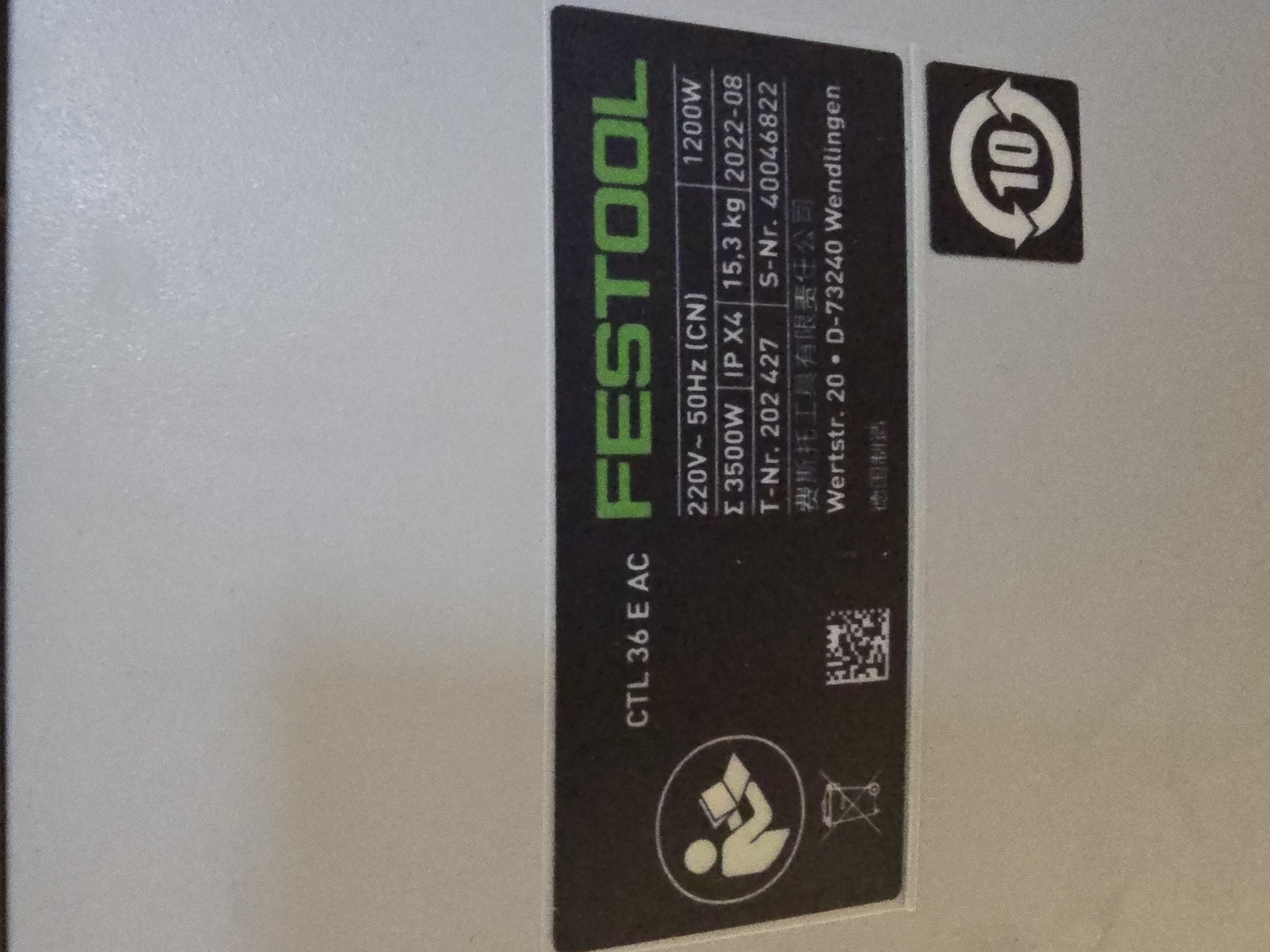 Aspirapolvere Festool Cleantec ctm 36 in vendita - foto 4