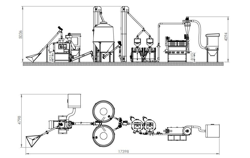 IMPIANTO INDUSTRIALE DI MULINATURA DA 800 Kg/h in vendita - foto 3