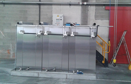 Vasca lavaggio Stampi ad Ultrasuoni  1300 x 600 h1300mm in vendita - foto 1