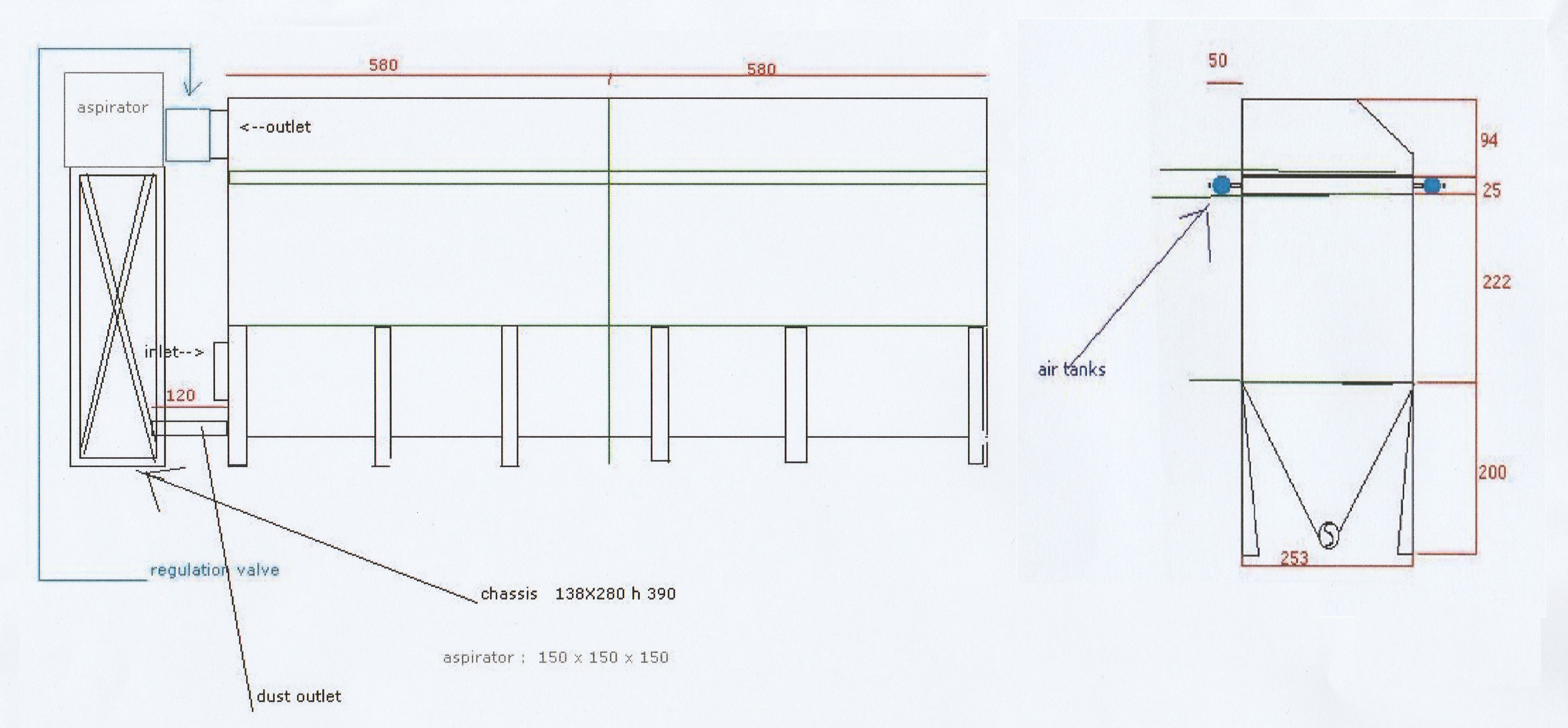 Filtro a Compressione (Maniche) INOX in vendita - foto 2