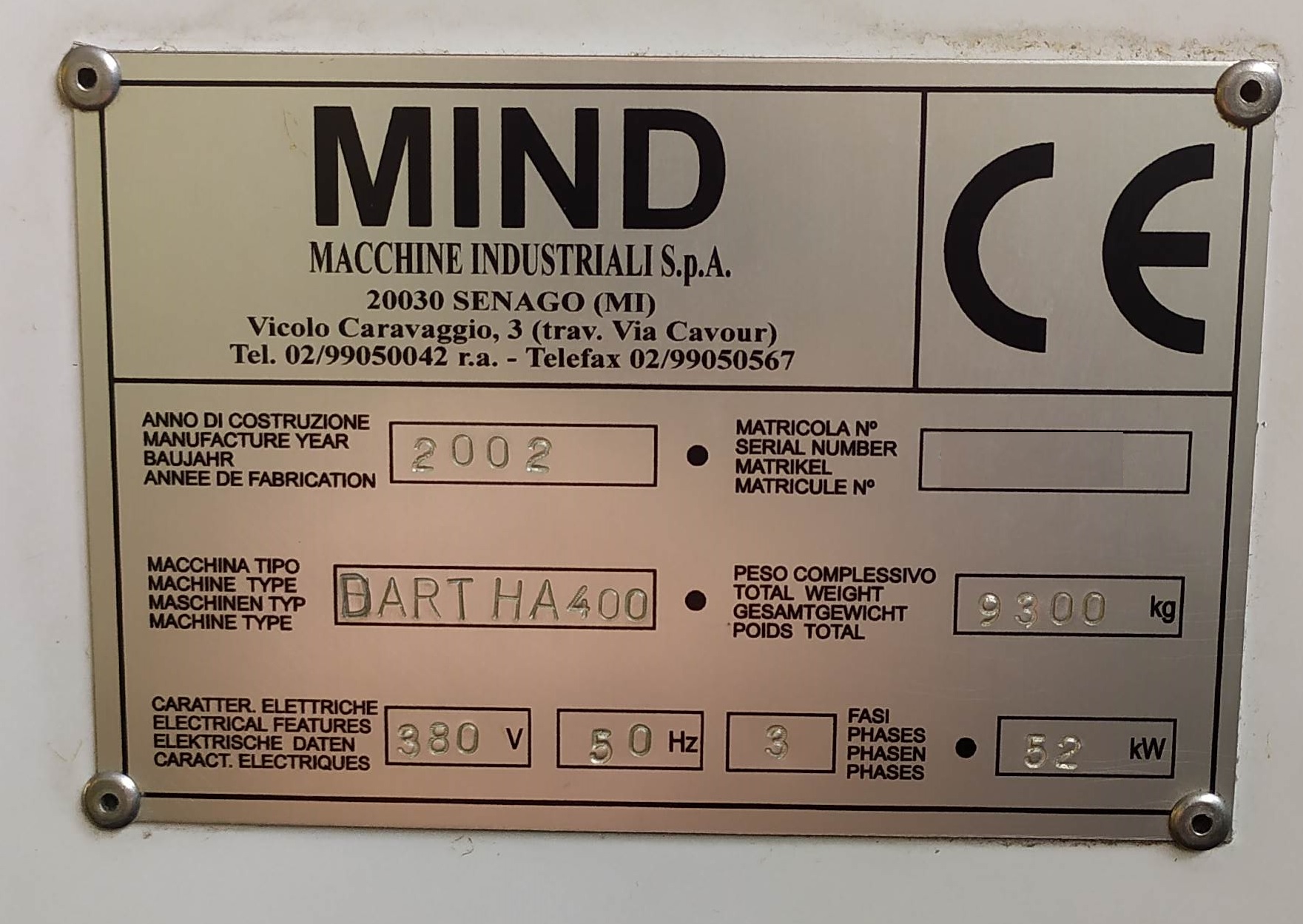 Centro di Lavoro MIND DART HA400 in vendita - foto 5