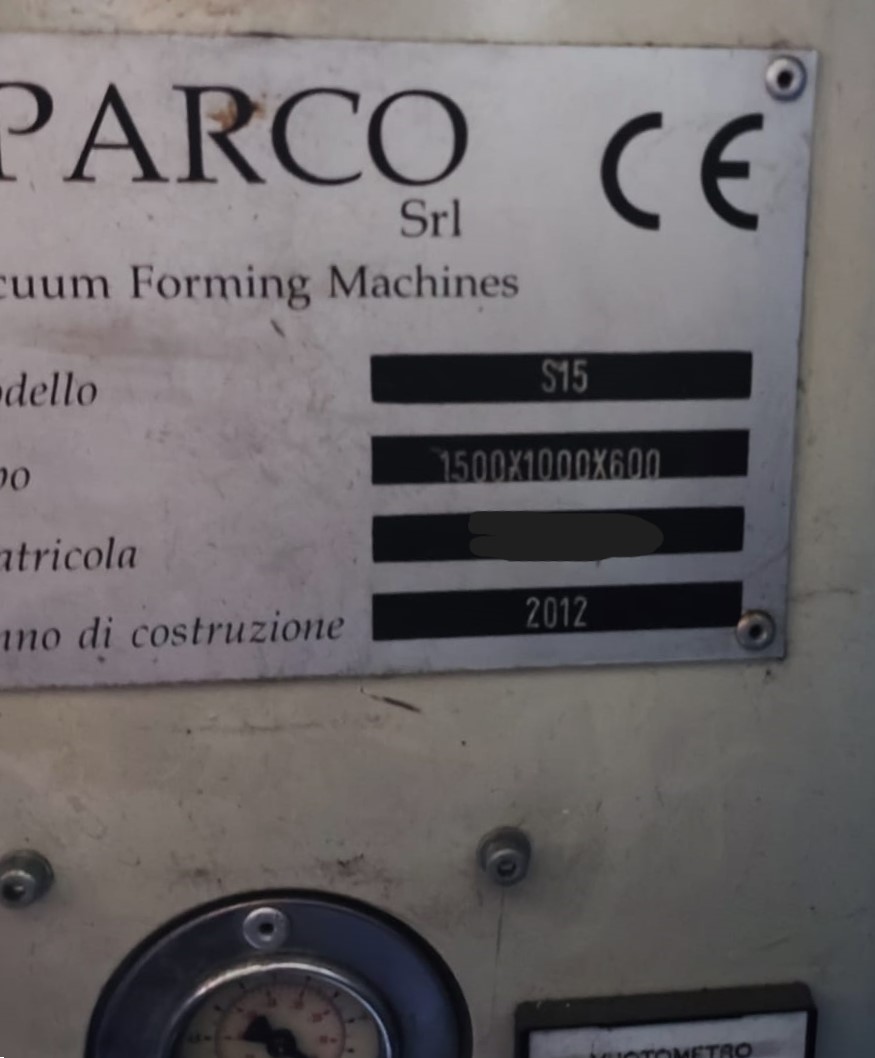 Termoformatrice PARCO 1,5 x 1mt+caricatore +cornice reg in vendita - foto 5