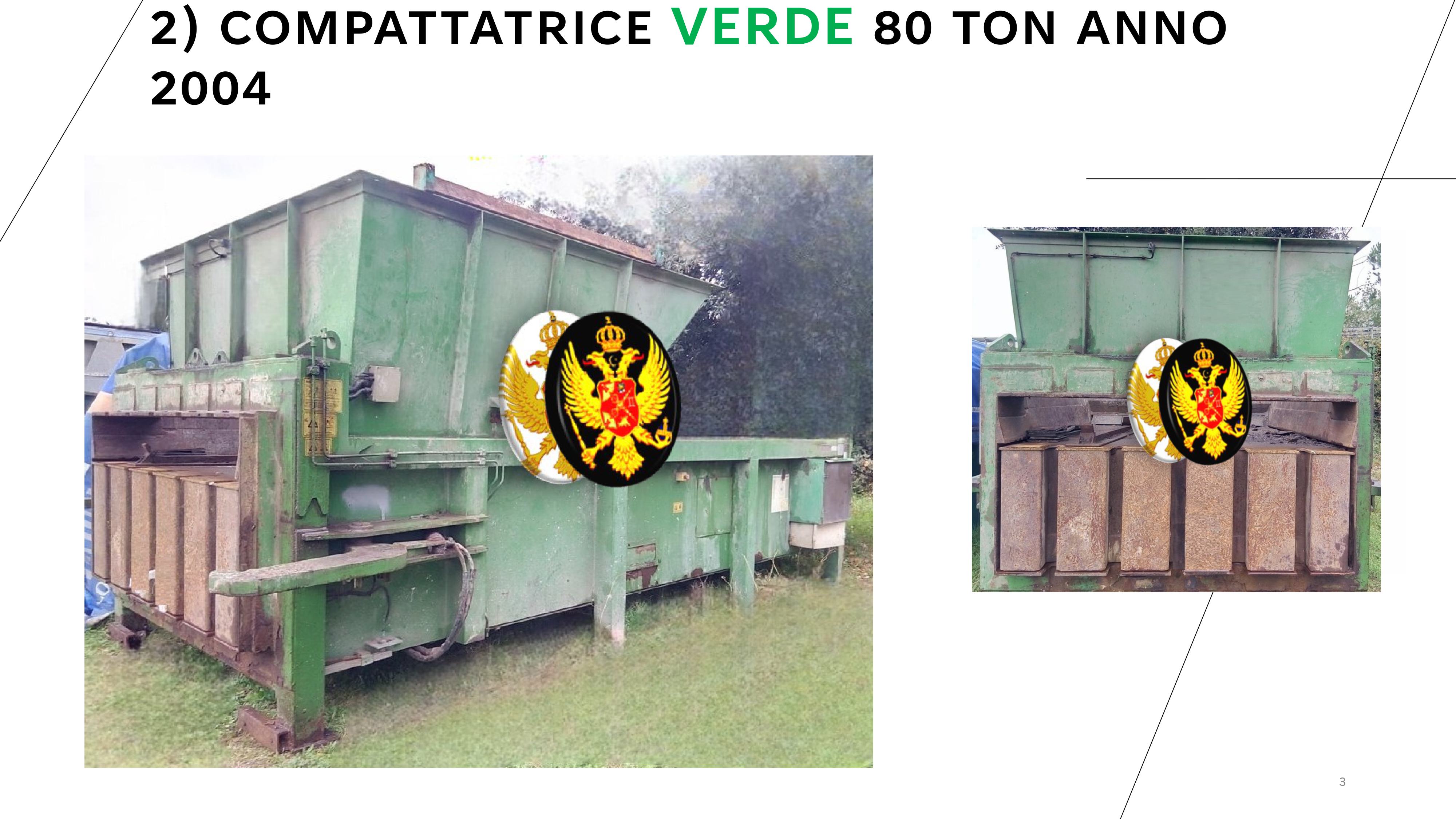 Compattatori per carta (n°03 unità) in vendita - foto 3