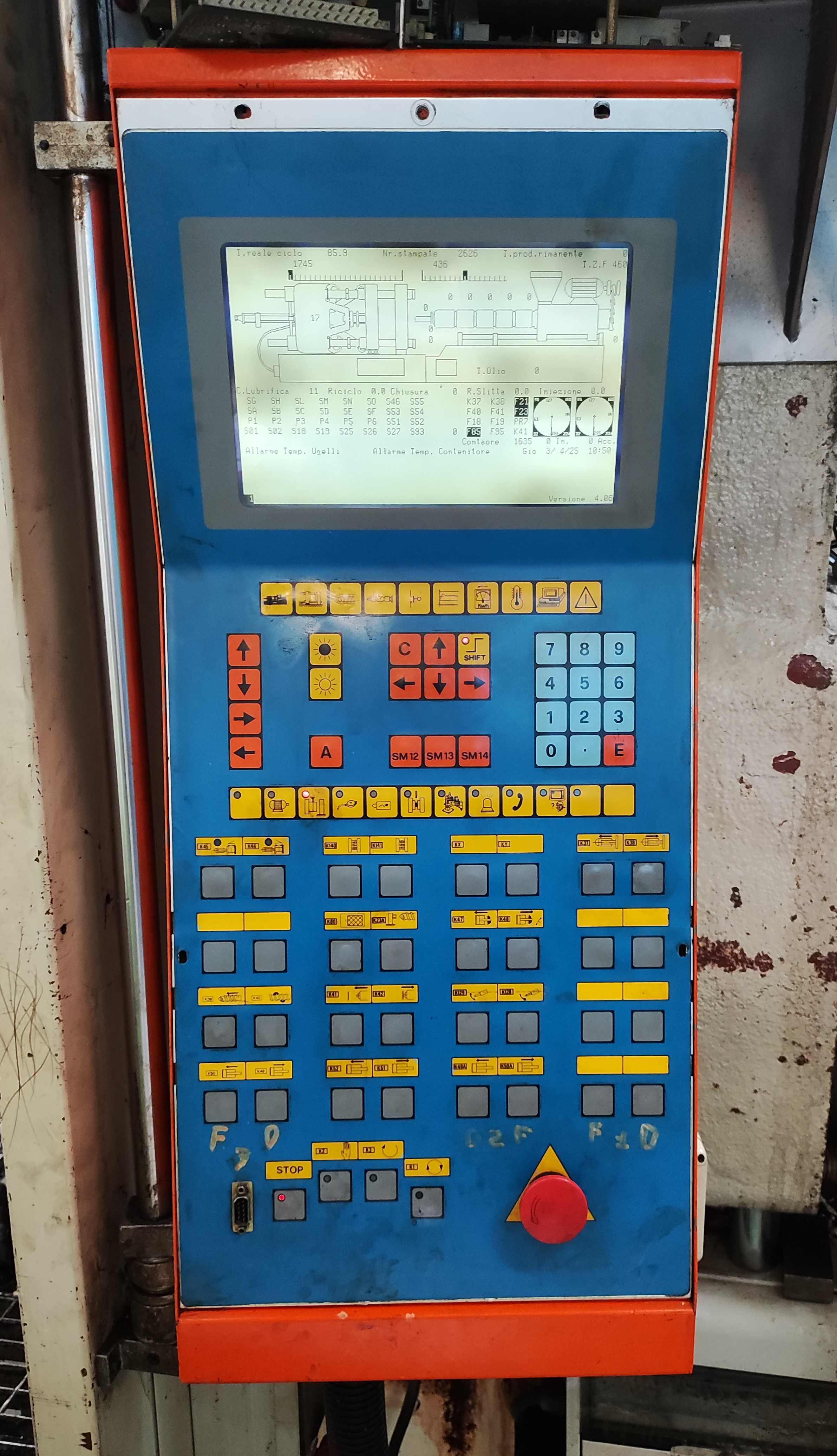Plastic injection press MIR 2.350Ton + ROBOT  in vendita - foto 3