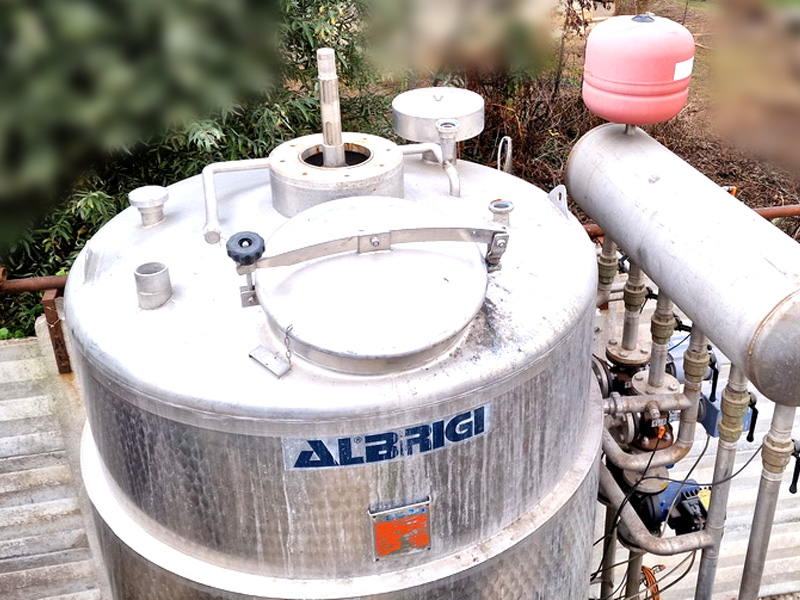 cisterna inox agitata e riscaldata usata in vendita - foto 3