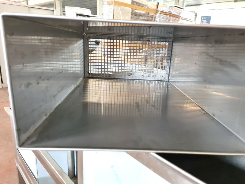 sgocciolatoio inox con 12 cesti usato in vendita - foto 2