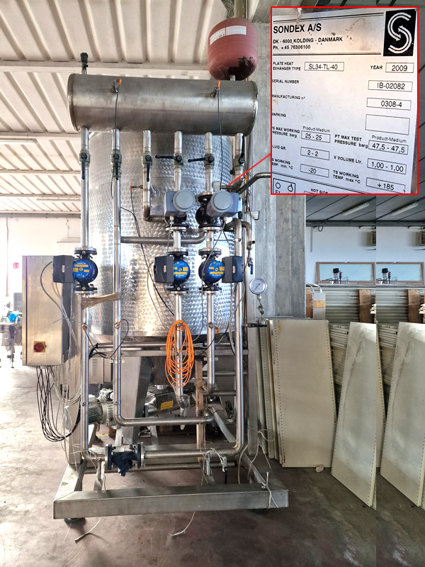 cisterna inox agitata e riscaldata usata in vendita - foto 5
