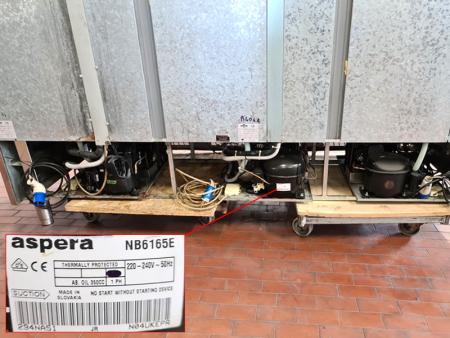 armadio frigo a 3 colonne in inox usato in vendita - foto 4
