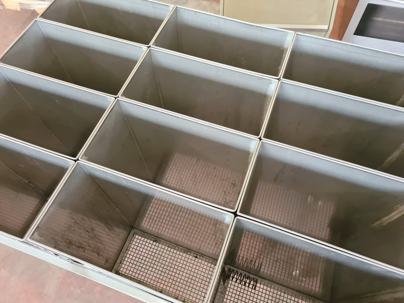 sgocciolatoio inox con 12 cesti usato in vendita - foto 3