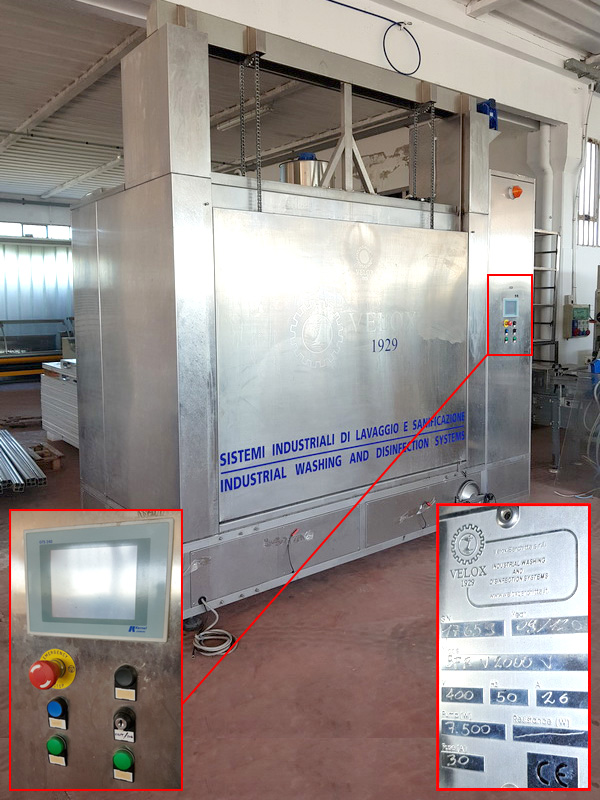 sistema di lavaggio industriale a cabina VELOX in vendita - foto 1
