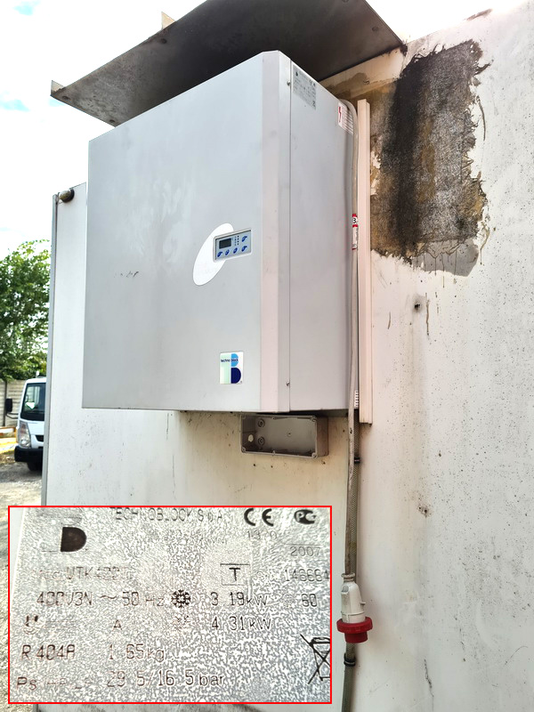 Cassone cella con impianto freezer usato in vendita - foto 4