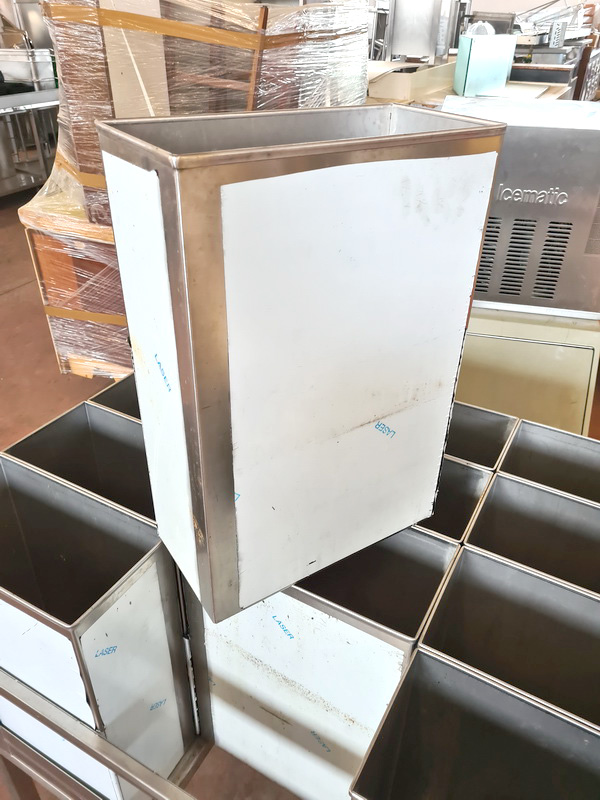 sgocciolatoio inox con 12 cesti usato in vendita - foto 4