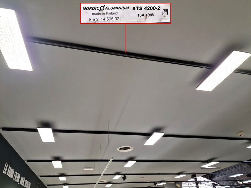 impianto di illuminazione per supermercato LED usato in vendita - foto 2