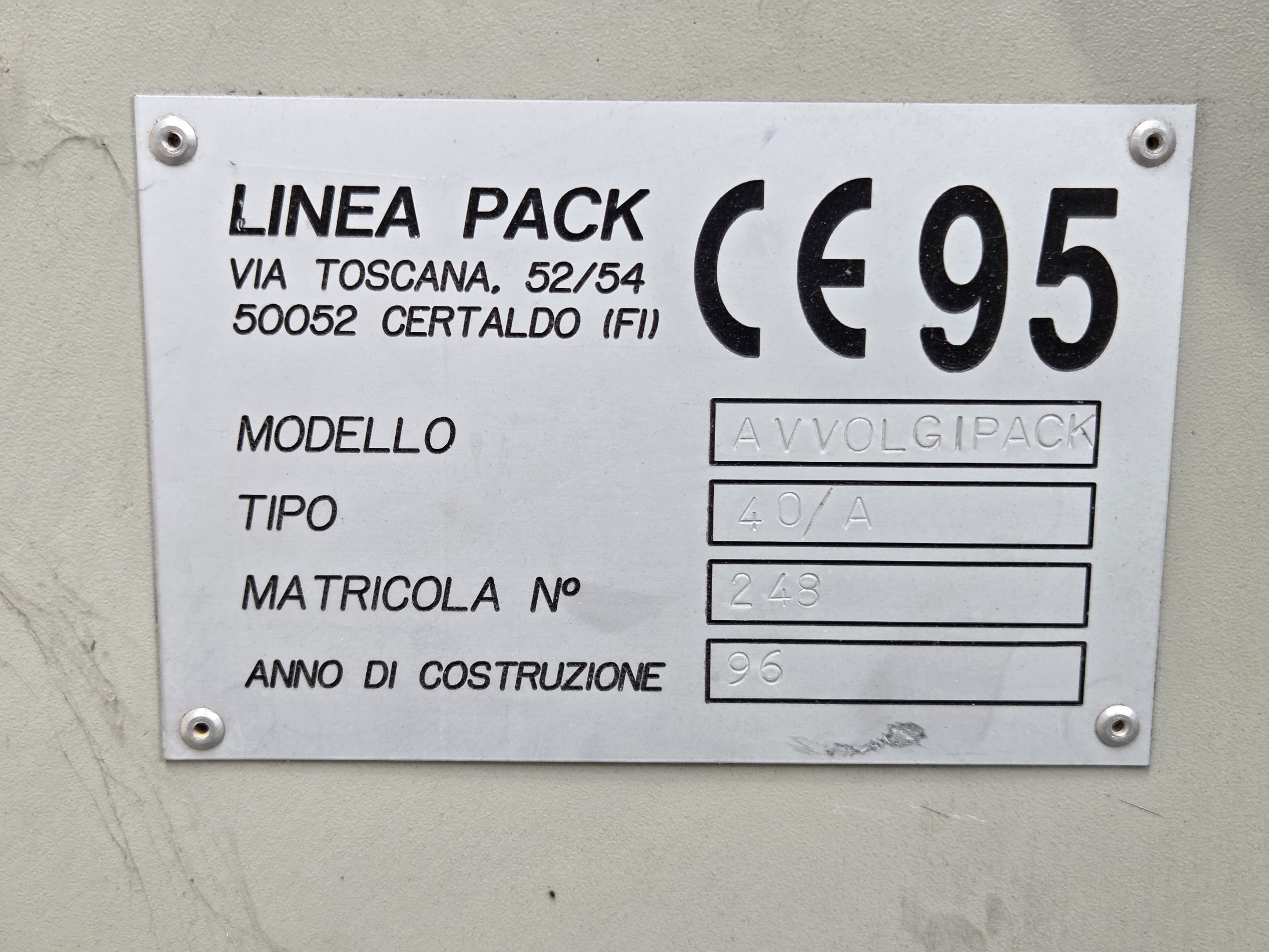 Avvolgitore LINEA PACK modello AVVOLGIPACK 40/A in vendita - foto 3