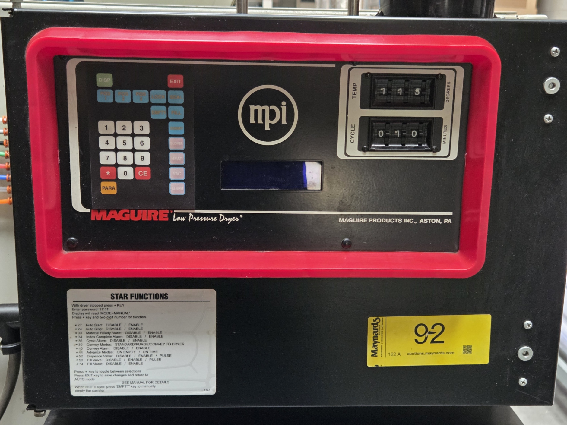 ESSICCATORE MAGUIRE "Low Pressure Dryer" LPD 3HE4 in vendita - foto 4
